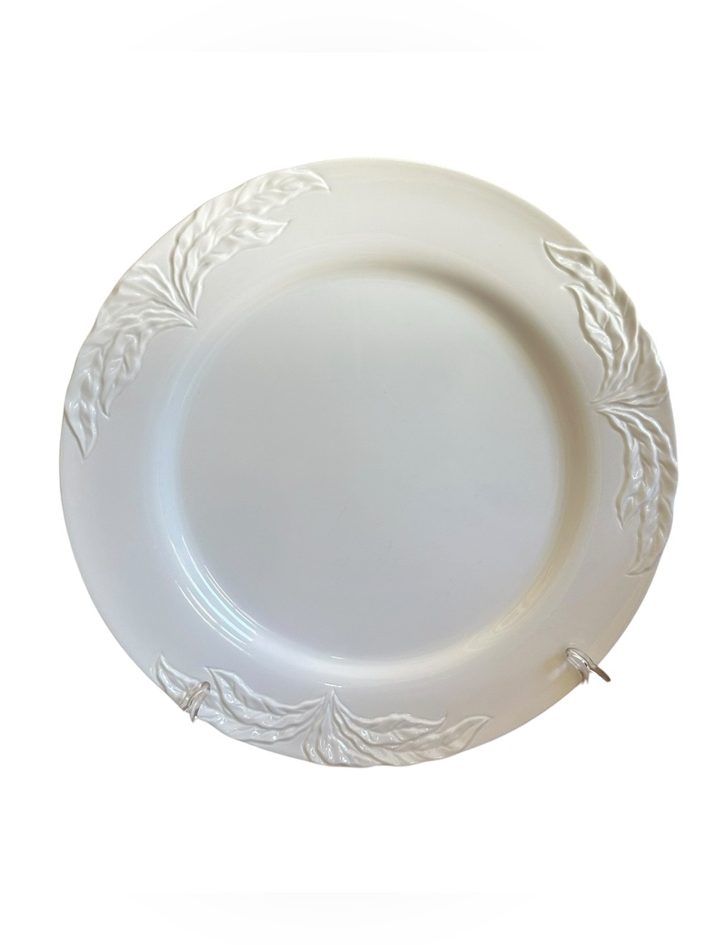 Villeroy & Boch FOGLIA Home & Garden Collection White Dinner Plate 10 3/8"